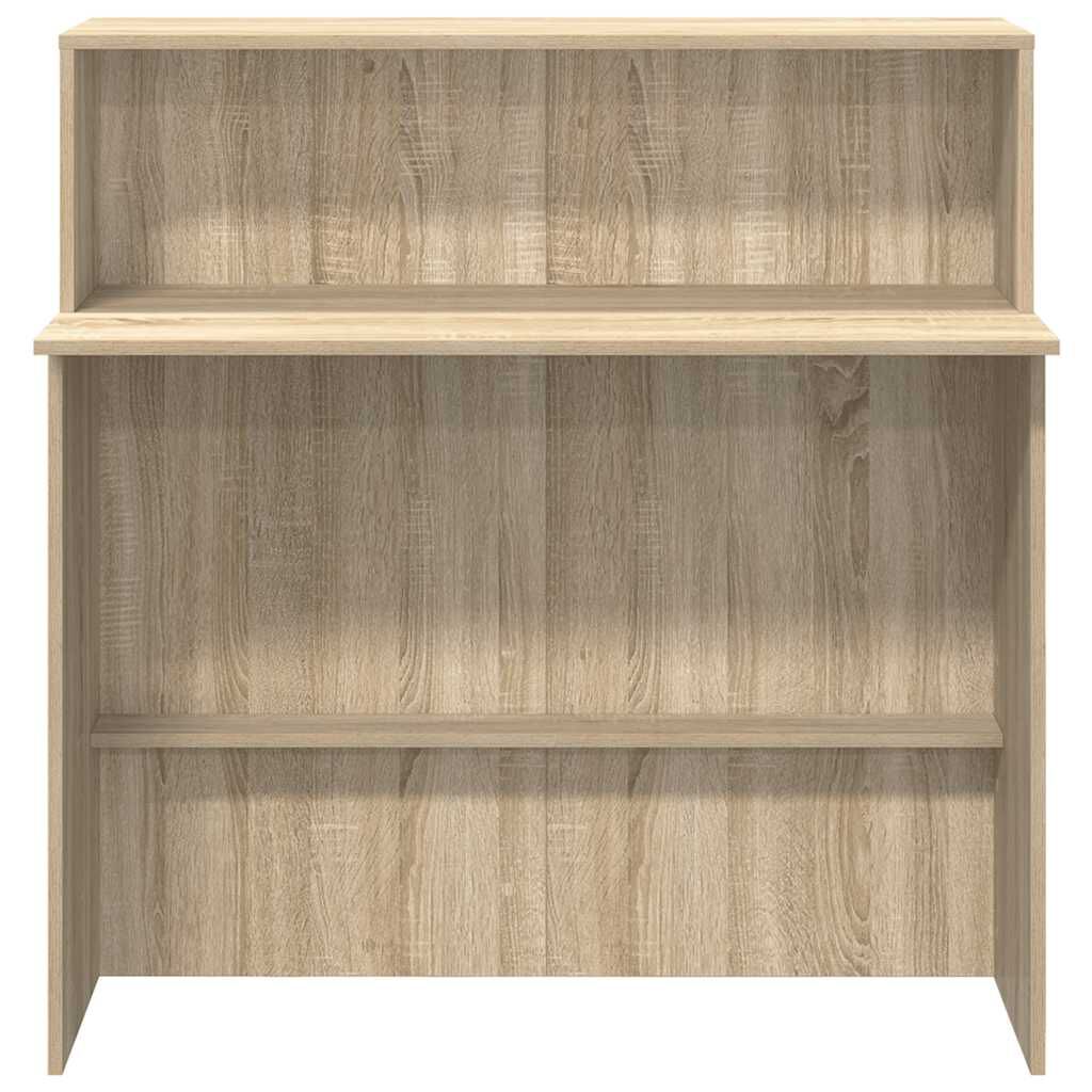 vidaXL Γραφείο υποδοχής Sonoma Δρυς 100x50x103,5εκ. Επεξεργασμένο Ξύλο