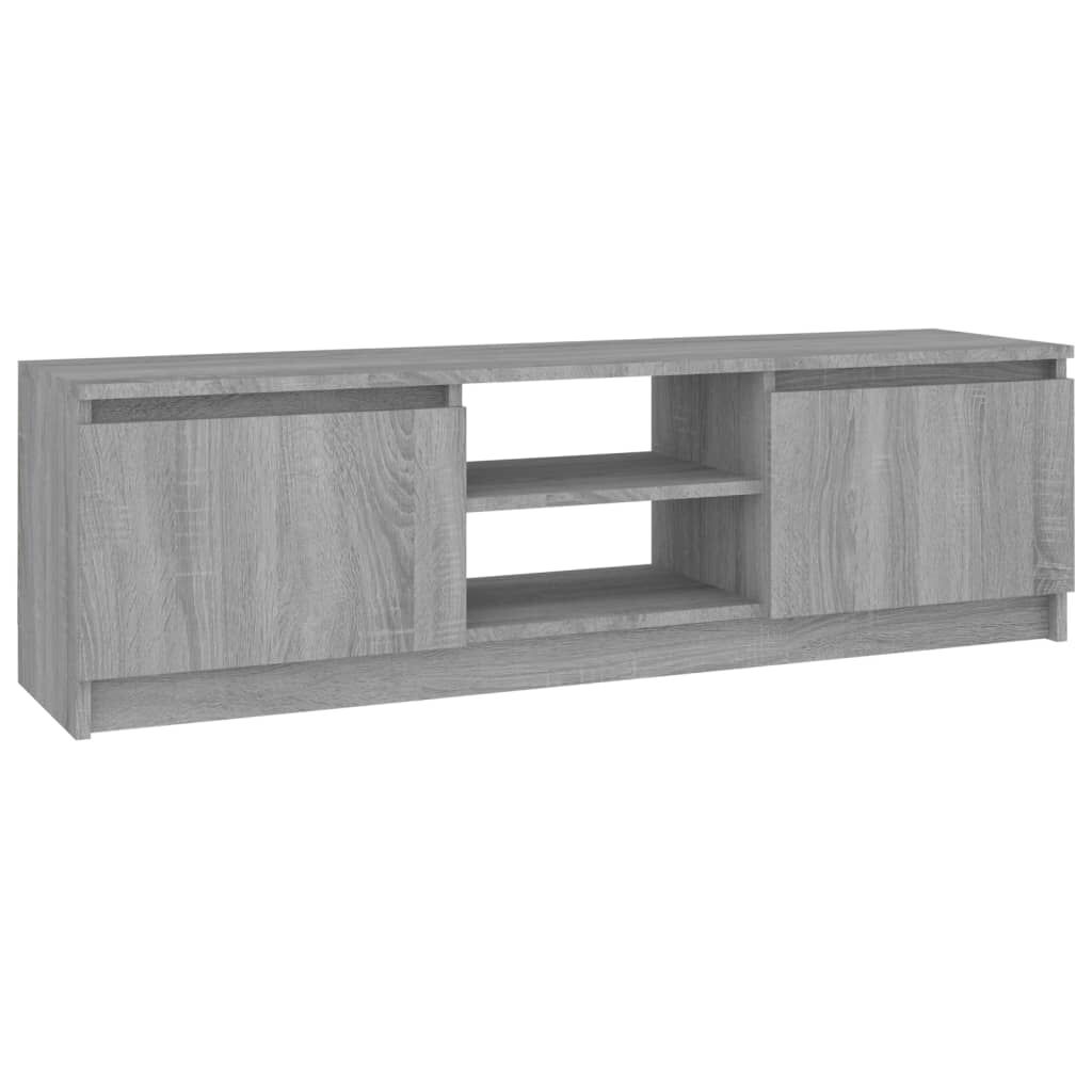 vidaXL Έπιπλο Τηλεόρασης Γκρι Sonoma 120x30x35,5 εκ. από Επεξεργ. Ξύλο
