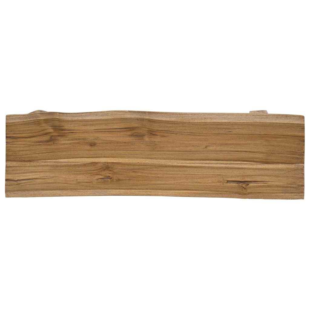 vidaXL Παγκάκι 100x28x43 εκ. από Μείγμα Ανακυκλωμένων Ξύλων/Μασίφ teak