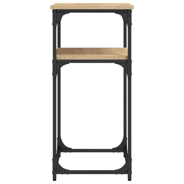 vidaXL Τραπέζι Κονσόλα Sonoma Δρυς 75x35,5x75 εκ. Επεξεργασμένο Ξύλο