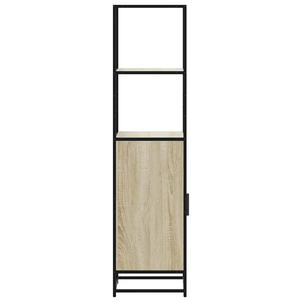 vidaXL Highboard Sonoma Oak Κατασκευασμένο ξύλο και μέταλλο