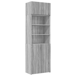 vidaXL &Rho;&alpha;&phi;&iota;έ&rho;&alpha; &mu;&epsilon; &Nu;&tau;&omicron;&upsilon;&lambda;ά&pi;&iota;&alpha; &Gamma;&kappa;&rho;&iota; Sonoma 70x42,5x225 &epsilon;&kappa;. &Epsilon;&pi;&epsilon;&xi;. &Xi;ύ&lambda;&omicron;
