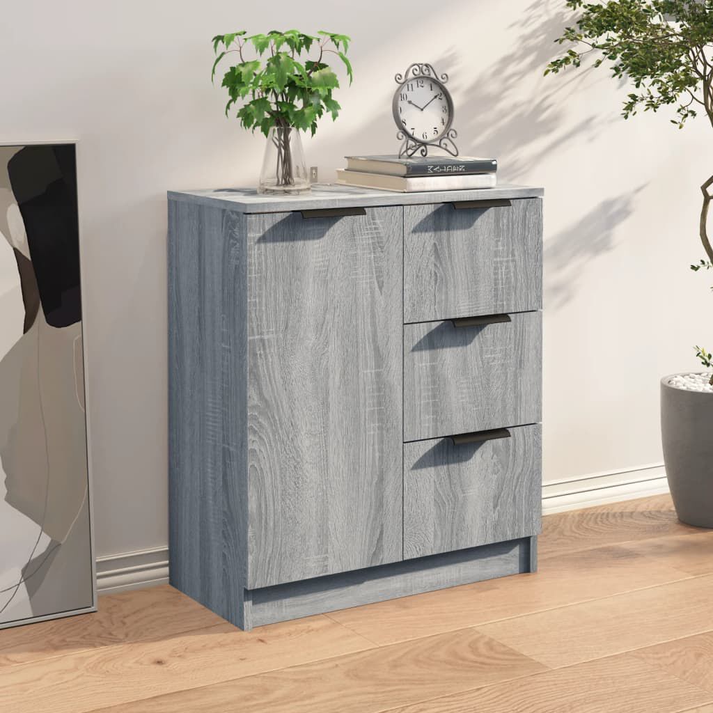 vidaXL Ντουλάπι Γκρι Sonoma 60 x 30 x 70 εκ. από Επεξεργασμένο Ξύλο