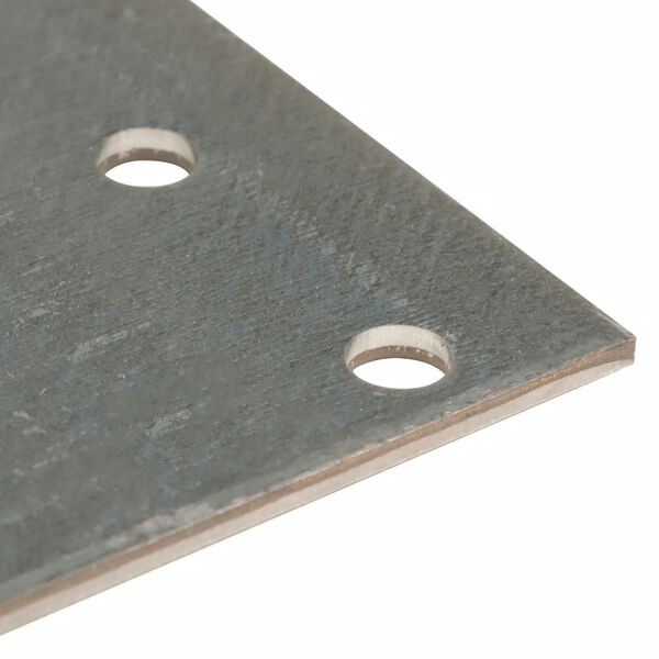 vidaXL Πλάκες Διάτρητες 40 Τεμ. 2 χιλ. 140x60 χιλ. από Γαλβ. Χάλυβα