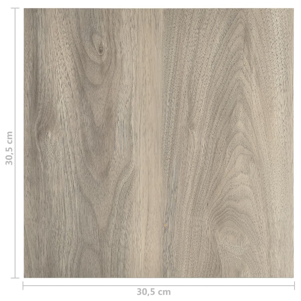 vidaXL Δάπεδο Αυτοκόλλητο Taupe 55 τεμ. 5,11 μ² από PVC