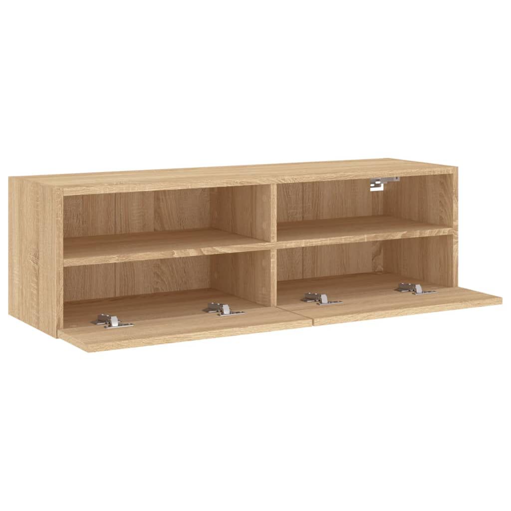 vidaXL Έπιπλο Τοίχου Τηλεόρασης Sonoma Δρυς 100x30x30 εκ. Επεξ. Ξύλο