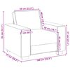 vidaXL Καναπές με μαξιλάρι με μαξιλάρι Μπεζ 100 x 77 x 82 εκ Λινό