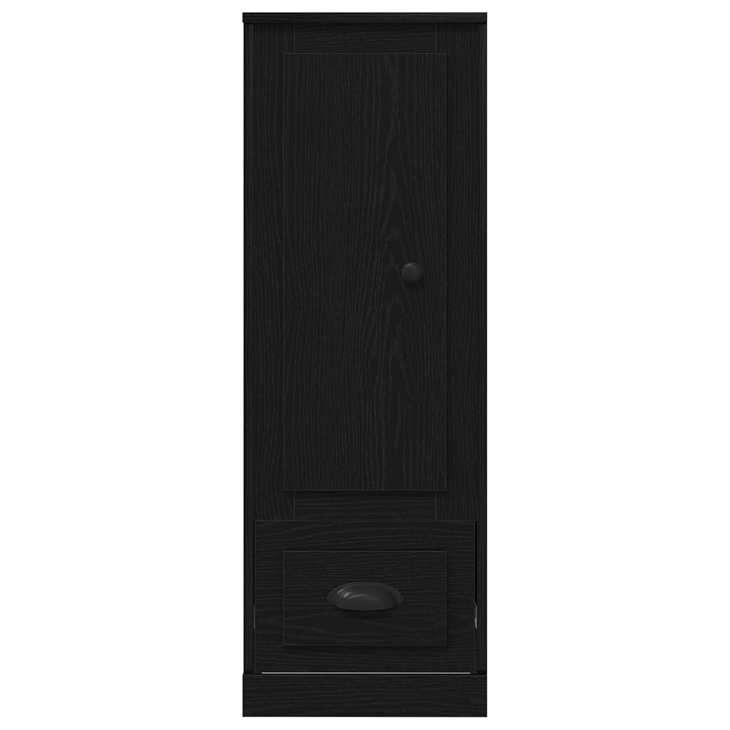 vidaXL Υψηλό ντουλάπι Μαύρη Δρυς 36x35,5x103,5 εκ Επεξεργασμένο Ξύλο