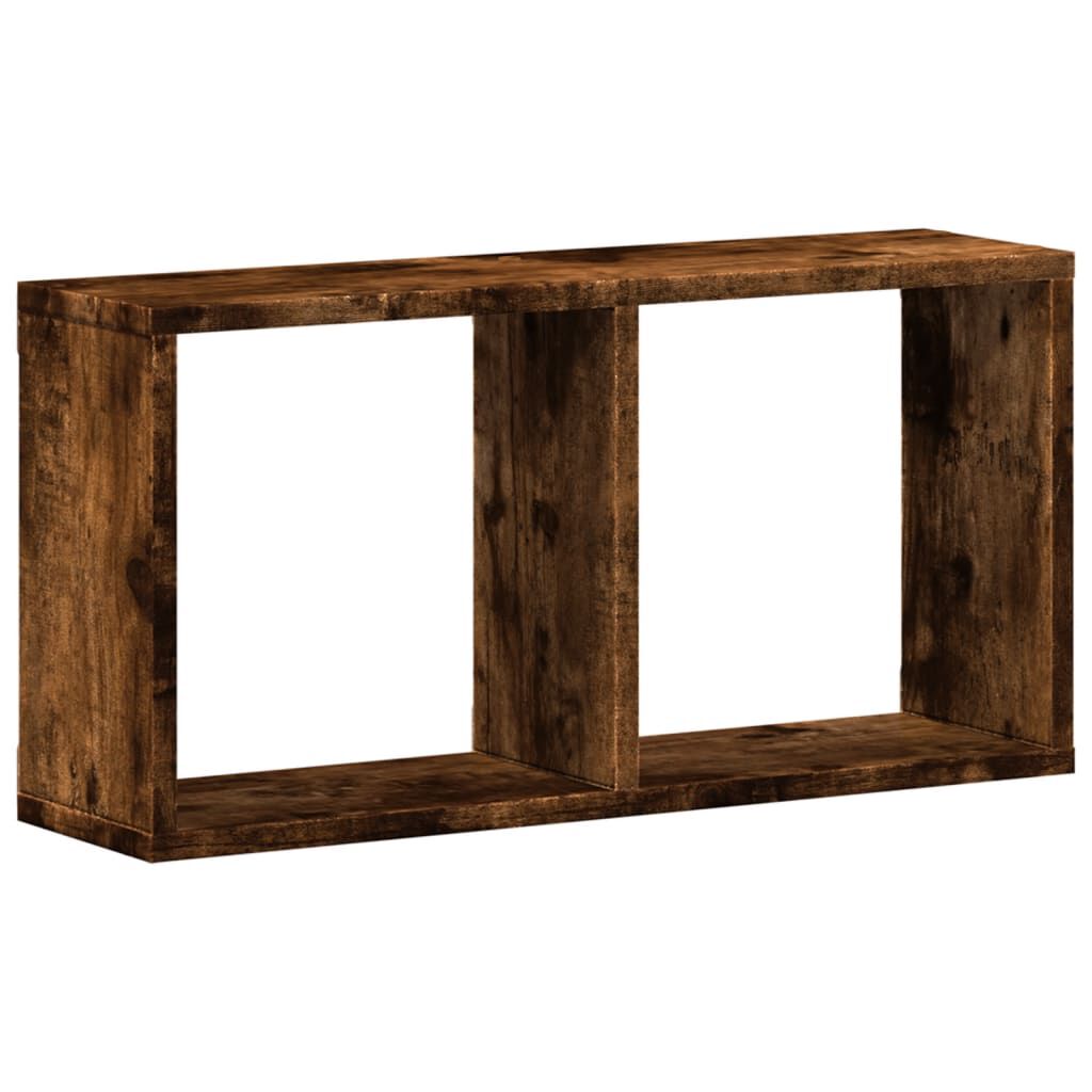 vidaXL Ντουλάπι Τοίχου Καπνιστή Δρυς 60x16x30 εκ. Επεξεργασμένο Ξύλο