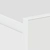 vidaXL Κομοδίνο Κρεμαστό Γυαλιστερό Λευκό 40x30x15 εκ. από Επεξ. Ξύλο