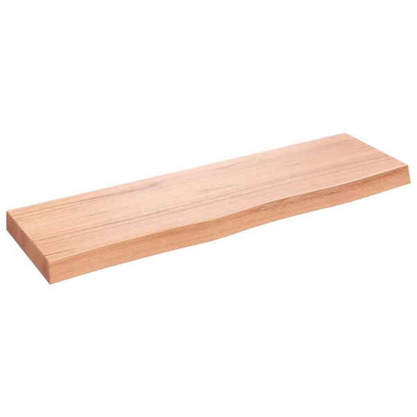 vidaXL Πάγκος Μπάνιου Αν. Καφέ 100x30x(2-6) εκ. Επεξεργ. Μασίφ Ξύλο