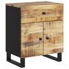 vidaXL Κομοδίνο 50x33x60 εκ. Μασίφ Ξύλο Μάνγκο & Επεξεργασμένο Ξύλο