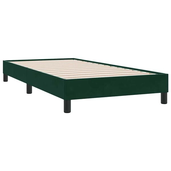 vidaXL Box Spring &Kappa;&rho;&epsilon;&beta;ά&tau;&iota; &chi;&omega;&rho;ί&sigmaf; &sigma;&tau;&rho;ώ&mu;&alpha; &Sigma;&kappa;&omicron;ύ&rho;&omicron; &pi;&rho;ά&sigma;&iota;&nu;&omicron; &Beta;&epsilon;&lambda;&omicron;ύ&delta;&iota;&nu;&omicron;