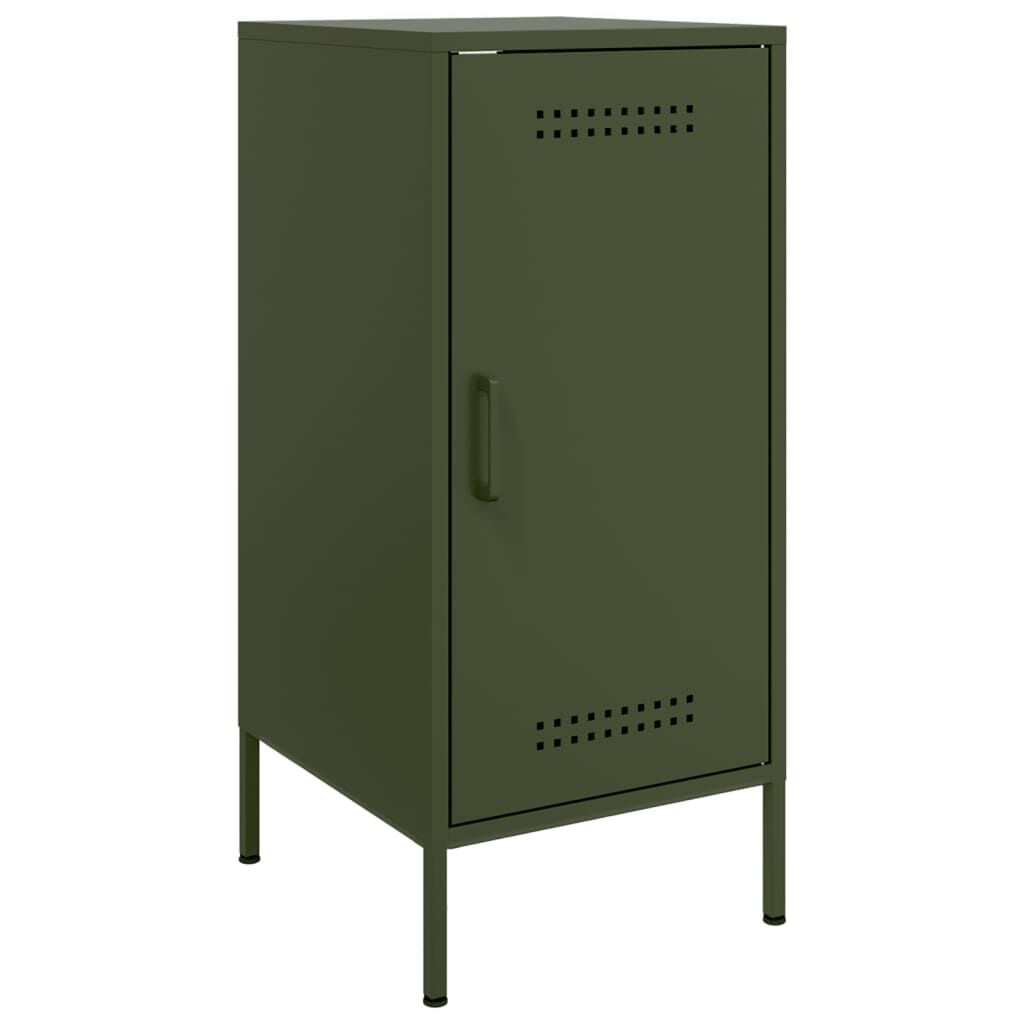 vidaXL Ντουλάπι Πράσινο Λαδί 36x39x79 εκ. από Ατσάλι