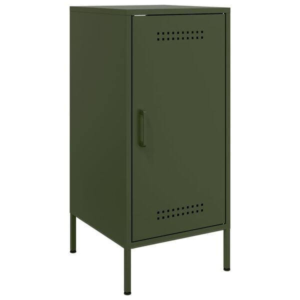 vidaXL Ντουλάπι Πράσινο Λαδί 36x39x79 εκ. από Ατσάλι