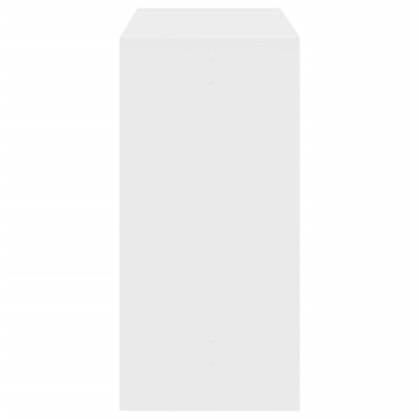 vidaXL Τραπέζι Μπαρ Λευκό 102x50x103,5εκ. Επεξεργ. Ξύλο