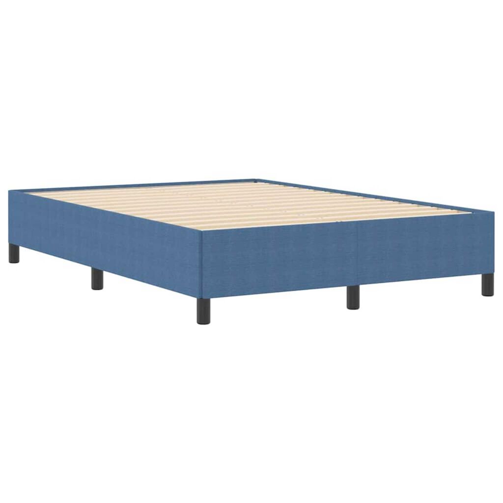 vidaXL Σκελετός Κρεβατιού Μπλε 160 x 200 cm Βελούδο