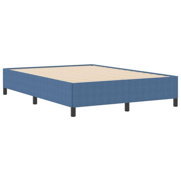 vidaXL Σκελετός Κρεβατιού Μπλε 160 x 200 cm Βελούδο
