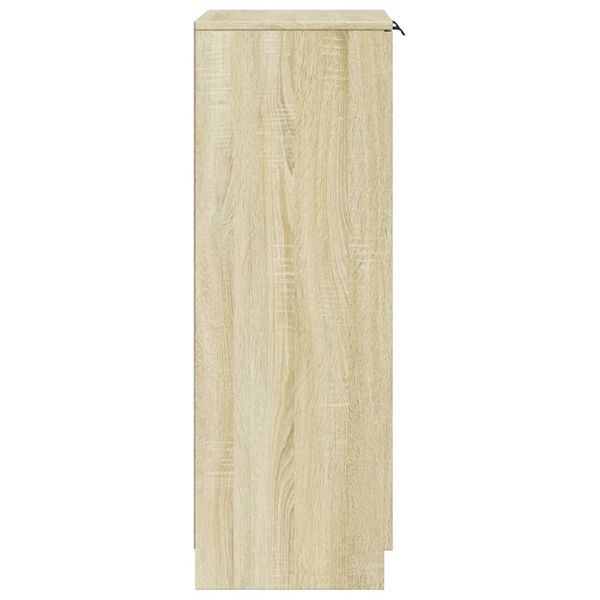 vidaXL Παπουτσοθήκη Sonoma Δρυς 59x35x100,5 εκ. από Επεξεργασμένο Ξύλο