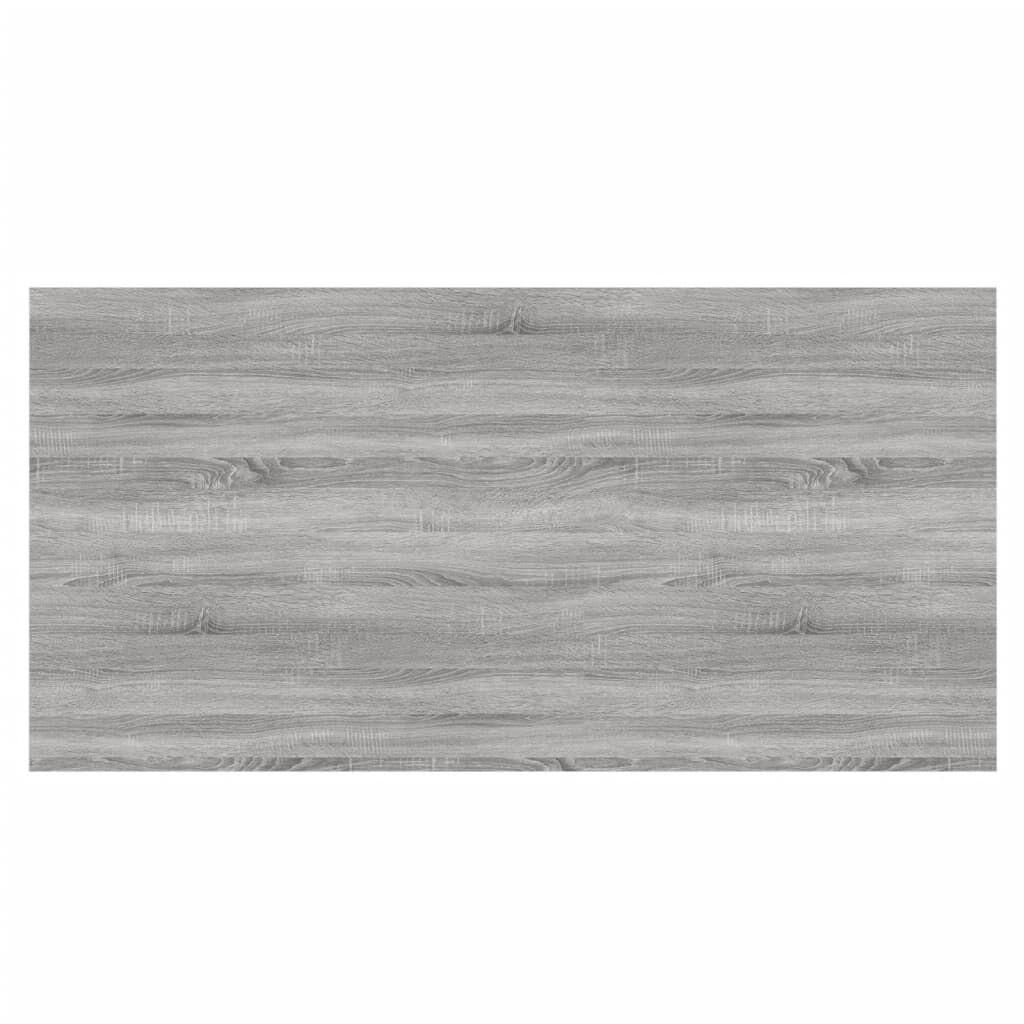 vidaXL Ράφια Τοίχου 4 τεμ. Γκρι Sonoma 80x40x1,5 εκ. Επεξεργ. Ξύλο