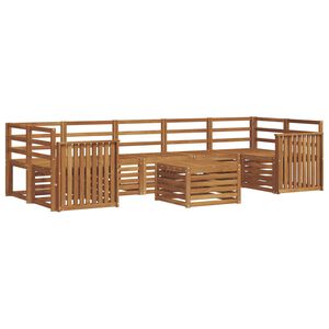 vidaXL &Sigma;&epsilon;&tau; &Kappa;&alpha;&nu;&alpha;&pi;έ 8 pcs &Phi;&upsilon;&sigma;&iota;&kappa;ό &Sigma;&tau;&epsilon;&rho;&epsilon;ό &Xi;ύ&lambda;&omicron; &Alpha;&kappa;&alpha;&kappa;ί&alpha;&sigmaf;