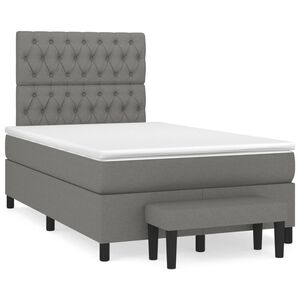 vidaXL &Kappa;&rho;&epsilon;&beta;ά&tau;&iota; Boxspring &mu;&epsilon; &Sigma;&tau;&rho;ώ&mu;&alpha; &Sigma;&kappa;&omicron;ύ&rho;&omicron; &Gamma;&kappa;&rho;&iota; 120x200 &epsilon;&kappa;. &Upsilon;&phi;&alpha;&sigma;&mu;ά&tau;&iota;&nu;&omicron;