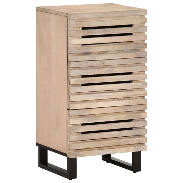 vidaXL Ντουλάπι 40x34x75 εκ. από Μασίφ Ξύλο Μάνγκο