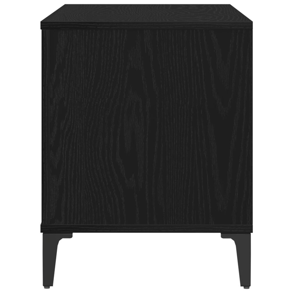 vidaXL ντουλάπι δισκίων Μαύρης Δρυός - 100x38x48 εκ από επεξεργασμένο ξύλο