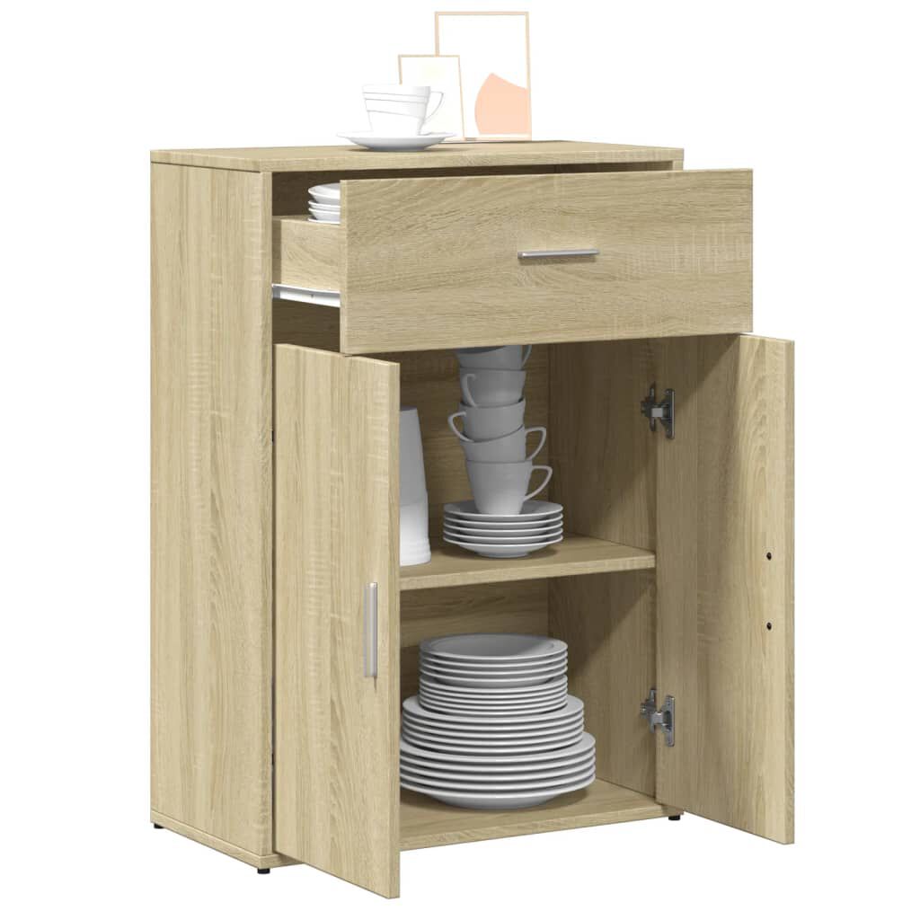 vidaXL Βοηθητικό Ντουλάπι Sonoma Δρυς 60x30x84 εκ. Επεξεργασμένο Ξύλο