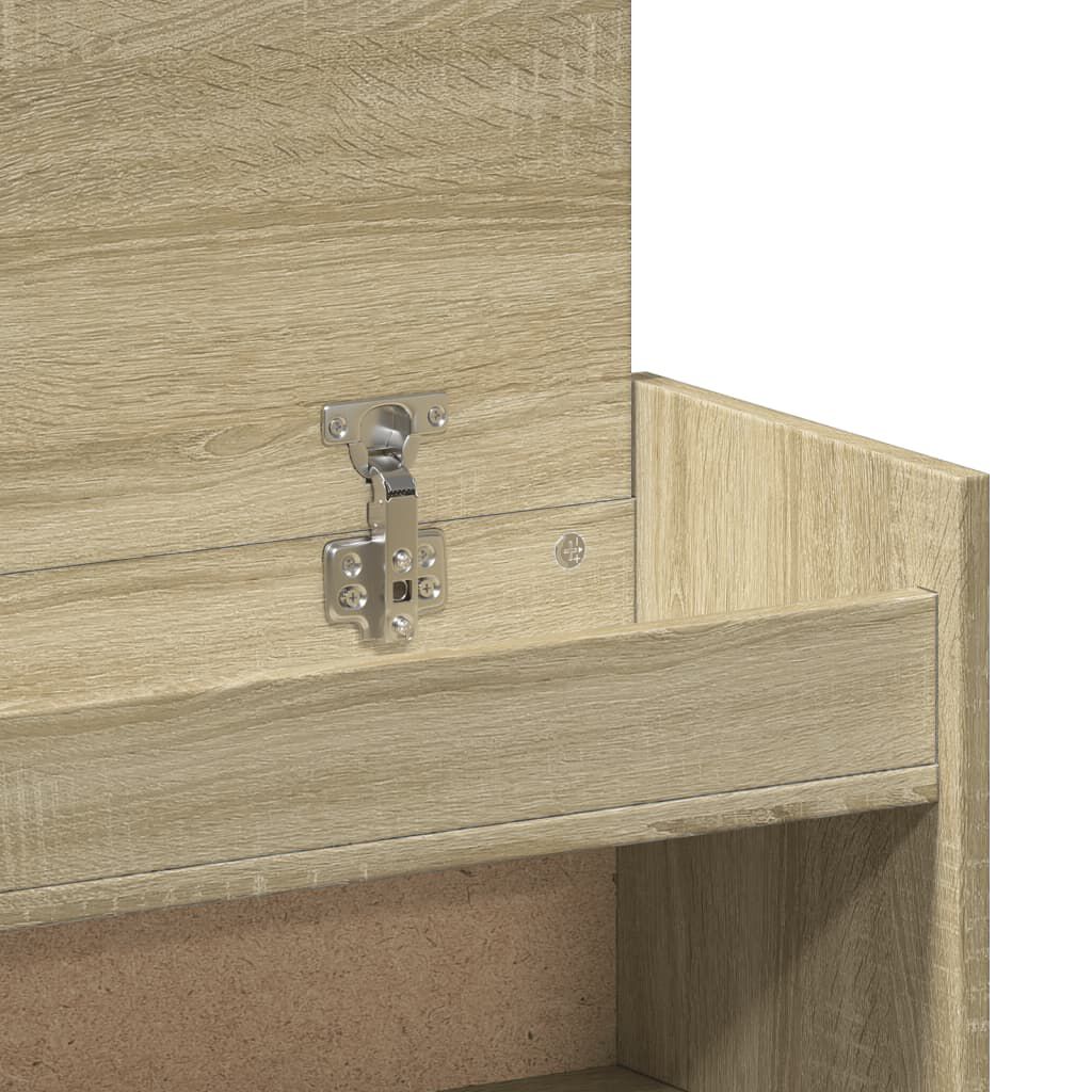 vidaXL Παπουτσοθήκη Sonoma Δρυς 100,5x28x100εκ. από Επεξεργασμένο Ξύλο