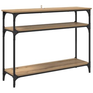 vidaXL &Tau;&rho;&alpha;&pi;έ&zeta;&iota; &kappa;&omicron;&nu;&sigma;ό&lambda;&alpha;&sigmaf; Artisan Oak 100 x 29 x 75 &epsilon;&kappa;.