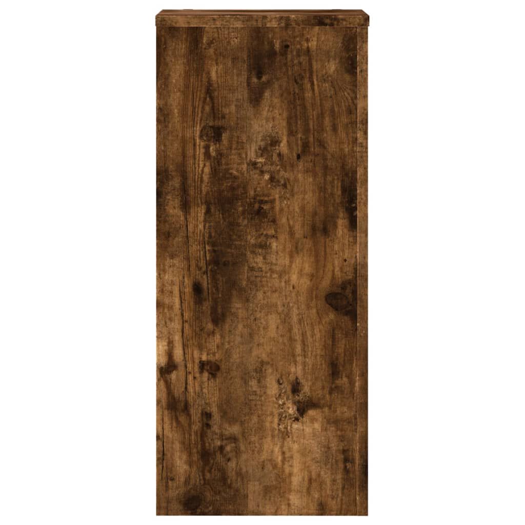 vidaXL Βάσεις Φυτών 2Τεμ. Καπνιστή Δρυς 30x30x70εκ. Επεξεργασμένο Ξύλο