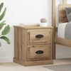vidaXL &Kappa;&omicron;&mu;&omicron;&delta;ί&nu;&omicron; 2 pcs Artisan Oak 39 x 39 x 47.5 &epsilon;&kappa; &Epsilon;&pi;&epsilon;&xi;&epsilon;&rho;&gamma;&alpha;&sigma;&mu;έ&nu;&omicron; &xi;ύ&lambda;&omicron;