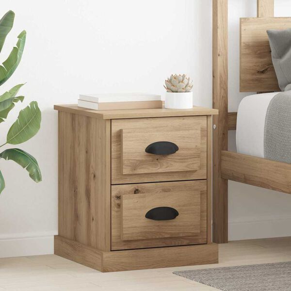 vidaXL &Kappa;&omicron;&mu;&omicron;&delta;ί&nu;&omicron; 2 pcs Artisan Oak 39 x 39 x 47.5 &epsilon;&kappa; &Epsilon;&pi;&epsilon;&xi;&epsilon;&rho;&gamma;&alpha;&sigma;&mu;έ&nu;&omicron; &xi;ύ&lambda;&omicron;
