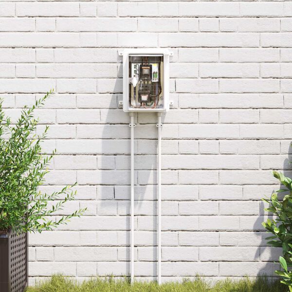 vidaXL Κουτί ελέγχου IP65 Αδιάβροχο Γκρι 18x13x24 εκ. Πλαστικό ABS
