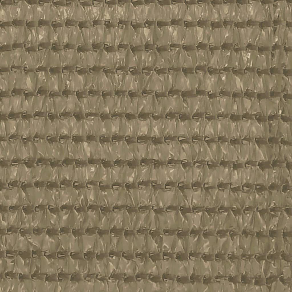 vidaXL Διαχωριστικό Βεράντας Taupe 120 x 500 εκ. από HDPE