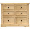 vidaXL Συρταριέρα Corona 110 x 43 x 91 εκ. από Μασίφ Ξύλο Πεύκου
