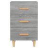 vidaXL Κομοδίνο Γκρι Sonoma 40 x 40 x 66 εκ. από Επεξεργασμένο Ξύλο