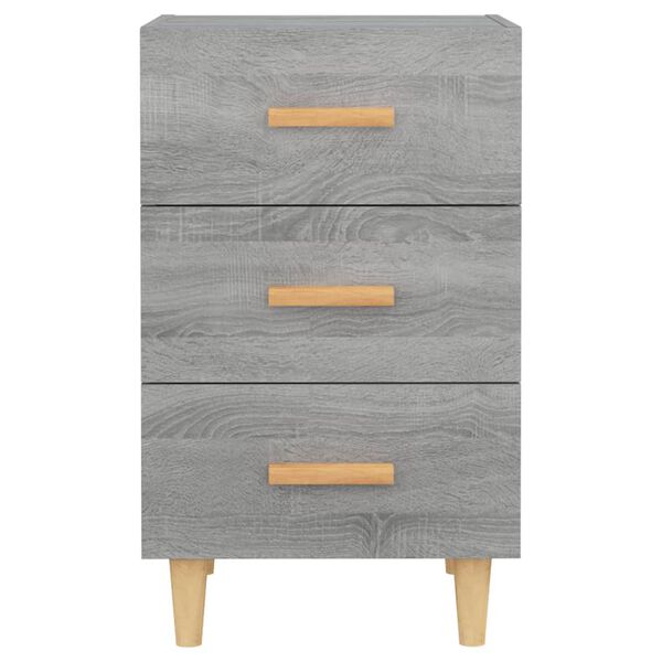 vidaXL Κομοδίνο Γκρι Sonoma 40 x 40 x 66 εκ. από Επεξεργασμένο Ξύλο