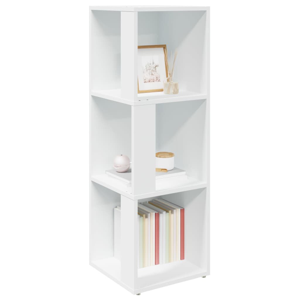 vidaXL Ντουλάπι Γωνία Λευκό 33 x 33 x 100 εκ. από Επεξ. Ξύλο