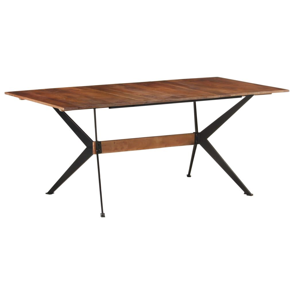 vidaXL Τραπεζαρία 180 x 90 x 76 εκ. από Μασίφ Ξύλο Μάνγκο
