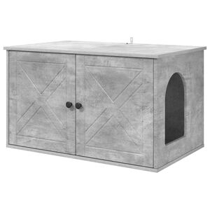 vidaXL &Sigma;&pi;ί&tau;&iota; &Gamma;ά&tau;&alpha;&sigmaf; &Sigma;&kappa;&upsilon;&rho;ό&delta;&epsilon;&mu;&alpha; 85 x 55 x 50,5 &epsilon;&kappa; &Epsilon;&pi;&epsilon;&xi;&epsilon;&rho;&gamma;&alpha;&sigma;&mu;έ&nu;&omicron; &Xi;ύ&lambda;&omicron;