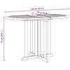 vidaXL Τραπέζι Κήπου Butterfly Πτυσσόμενο 120x70x75 εκ Μασίφ Ξύλο Teak
