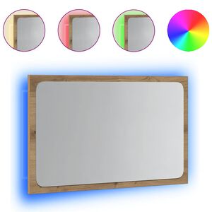 vidaXL &Kappa;&alpha;&theta;&rho;έ&phi;&tau;&eta;&sigmaf; &Mu;&pi;ά&nu;&iota;&omicron;&upsilon; &mu;&epsilon; LED &Alpha;&rho;&tau;&iota;&sigma;&iota;&alpha;&nu;ή &Delta;&rho;&upsilon;&sigmaf; 60x8,5x38 &epsilon;&kappa;.