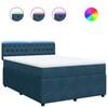 vidaXL &Kappa;&rho;&epsilon;&beta;ά&tau;&iota; Boxspring &mu;&epsilon; &Sigma;&tau;&rho;ώ&mu;&alpha; &Mu;&pi;&lambda;&epsilon; 140x200 &epsilon;&kappa;. &Beta;&epsilon;&lambda;&omicron;ύ&delta;&iota;&nu;&omicron;