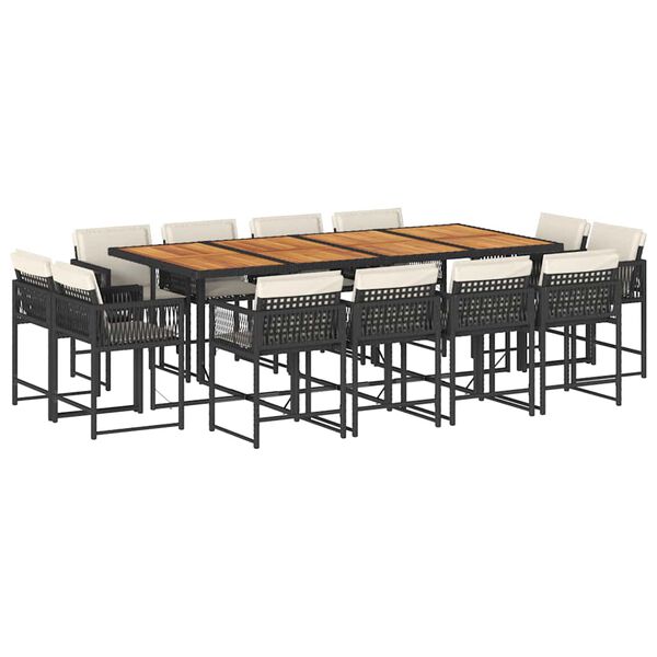 vidaXL &Sigma;&epsilon;&tau; &Tau;&rho;&alpha;&pi;&epsilon;&zeta;&alpha;&rho;ί&alpha;&sigmaf; &Kappa;ή&pi;&omicron;&upsilon; 13&tau;&epsilon;&mu;. &Mu;&alpha;ύ&rho;&omicron; &alpha;&pi;ό &Sigma;&upsilon;&nu;&theta;. &Rho;&alpha;&tau;ά&nu; &mu;&epsilon; &Mu;&alpha;&xi;&iota;&lambda;ά&rho;&iota;&alpha;