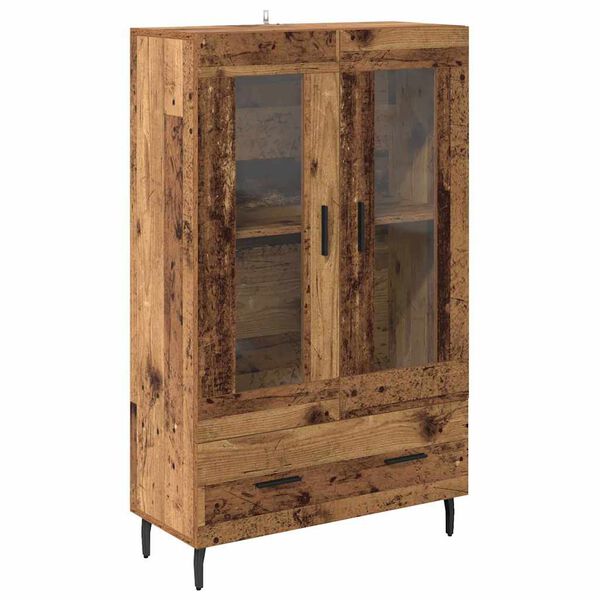 vidaXL Highboard &Pi;&alpha;&lambda;&iota;ό &Xi;ύ&lambda;&omicron; 69,5 x 31 x 115 &epsilon;&kappa;. &Epsilon;&pi;&epsilon;&xi;&epsilon;&rho;&gamma;&alpha;&sigma;&mu;έ&nu;&omicron; &xi;ύ&lambda;&omicron;