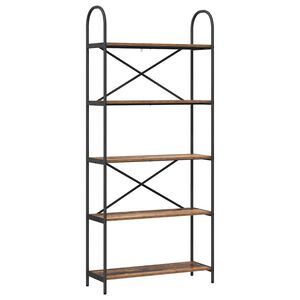 vidaXL &Rho;ά&phi;&iota; &Beta;&iota;&beta;&lambda;ί&omega;&nu; &Pi;&alpha;&lambda;&iota;ό &xi;ύ&lambda;&omicron; 80 x 30 x 183 &epsilon;&kappa; &Epsilon;&pi;&epsilon;&xi;&epsilon;&rho;&gamma;&alpha;&sigma;&mu;έ&nu;&omicron; &xi;ύ&lambda;&omicron;