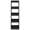 vidaXL Βιβλιοθήκη/Διαχωριστικό Χώρου Μαύρο 40 x 30 x 135 εκ.