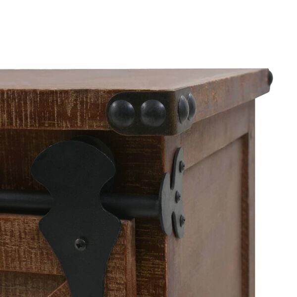 vidaXL Έπιπλο Αποθήκευσης Καφέ 64x33,5x75 εκ. από Μασίφ Ξύλο Ελάτης